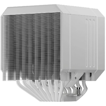  Кулер upHere UP2TC8 White / 8HPx6mm, 280W TDP, dual tower, 2x120mm fans, 600-1650RPM, 68 CFM, 25dBA, ARGB cover 