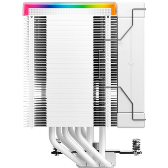  Кулер DEEPCOOL AK500 Digital Pro WH LGA20XX/1700/1200/115X/AM5/AM4 (TDP 240W, PWM, Fan 120mm, 5 тепл. трубок, ARGB, белый) Ret 