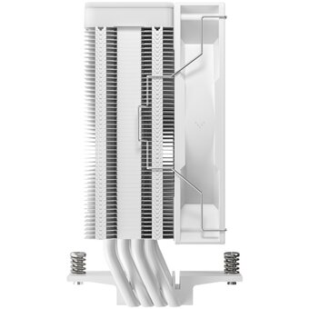  Кулер DEEPCOOL AG400 WH ARGB V2 LGA1851/1700/1200/115X/AM5/AM4 (TDP 220W, PWM, ARGB Fan 120mm, 4 тепл. трубки, белый) Ret 