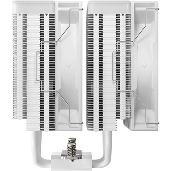 Кулер DEEPCOOL AG620 WH ARGB V2 LGA20XX/1700/1200/115X/AM5/AM4 (TDP 260W, PWM, ARGB Dual Fan 120mm, 6 тепл. трубок, белый) Ret 