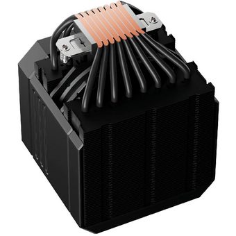  Кулер upHere UP2KC8 Black / 8HPx6mm, 280W TDP, dual tower, 2x120mm fans, 600-1650RPM, 68 CFM, 25dBA, ARGB cover 