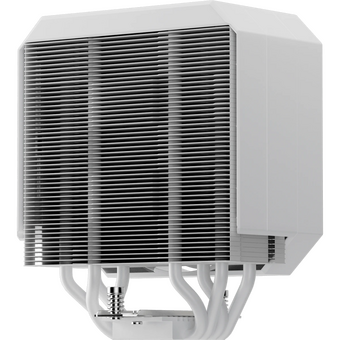  Кулер upHere UP1TC4C White ARGB / 4HPx6mm, 230W TDP, single tower, 1x120mm ARGB fan, 600-1650RPM, 68 CFM, 25dBA 