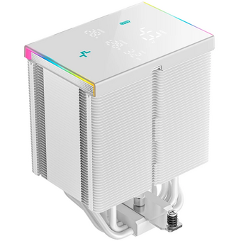  Кулер DEEPCOOL AK500 Digital Pro WH LGA20XX/1700/1200/115X/AM5/AM4 (TDP 240W, PWM, Fan 120mm, 5 тепл. трубок, ARGB, белый) Ret 