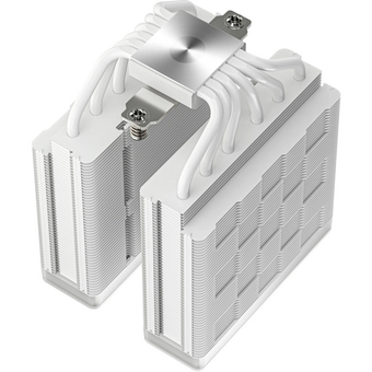  Кулер DEEPCOOL AG620 WH ARGB V2 LGA20XX/1700/1200/115X/AM5/AM4 (TDP 260W, PWM, ARGB Dual Fan 120mm, 6 тепл. трубок, белый) Ret 