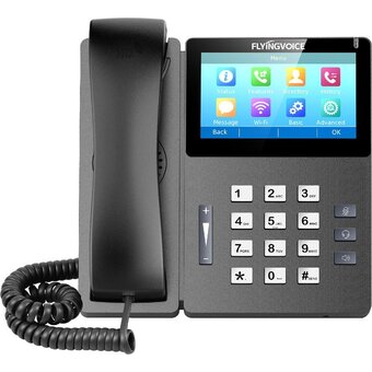  Телефон IP Flyingvoice FIP15GPlus черный 