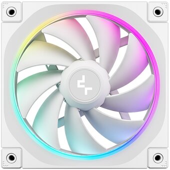  Вентилятор DEEPCOOL FL12 WH 120x120x25мм (PWM, ARGB, белый, 500-2150об/мин) Color Box 
