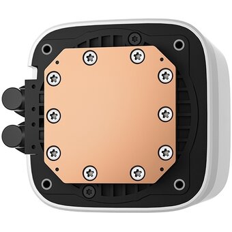  СВО DEEPCOOL LE360 WH V2 LGA1851/1700/1200/115X/AM5/AM4 (TDP 300W, ARGB Lighting, Anti-Leak edition, PWM, Triiple Fan) 