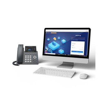  Телефон IP Grandstream GRP2612G черный 