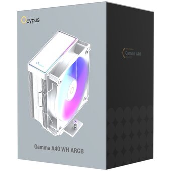  Кулер Ocypus Gamma A40 WH ARGB (Gamma-A40-WH1AAWN00X-GL) (All sockets, TDP 200W, PWM) 