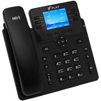  Телефон IP Флат Flat-Phone-B6 черный 