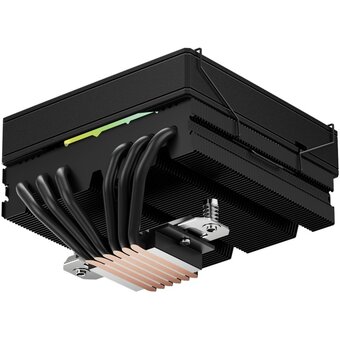  Кулер upHere H85KC6 Black ARGB / 6HPx6mm, 180W TDP, top flow, 1x120mm ARGB fan, 600-1650RPM, 68 CFM, 25dBA 