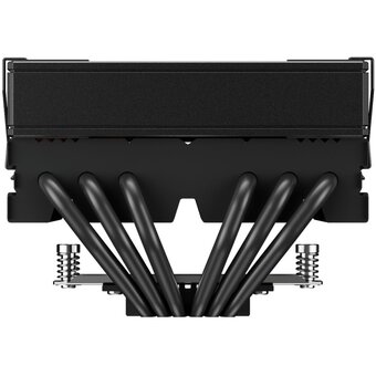  Кулер upHere H85KC6 Black ARGB / 6HPx6mm, 180W TDP, top flow, 1x120mm ARGB fan, 600-1650RPM, 68 CFM, 25dBA 