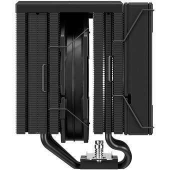  Кулер upHere UE2KC8 Black ARGB / 8HPx6mm, 280W TDP, dual tower, 2x120mm ARGB fans, 600-1650RPM, 68 CFM, 25dBA 