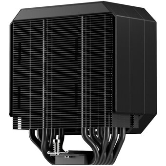  Кулер upHere UP1KC6C Black ARGB / 6HPx6mm, 250W TDP, single tower, 1x120mm ARGB fan, 600-1650RPM, 68 CFM, 25dBA 