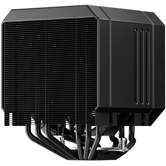  Кулер upHere UP2K6 Black / 6HPx6mm, 265W TDP, dual tower, 2x120mm fans, 600-1650RPM, 68 CFM, 25dBA 