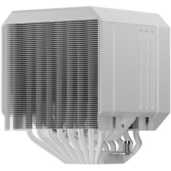  Кулер upHere UP2TC8C White ARGB / 8HPx6mm, 280W TDP, dual tower, 2x120mm ARGB fans, 600-1650RPM, 68 CFM, 25dBA 