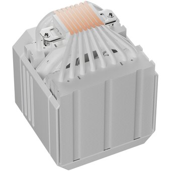  Кулер upHere UP2TC8C White ARGB / 8HPx6mm, 280W TDP, dual tower, 2x120mm ARGB fans, 600-1650RPM, 68 CFM, 25dBA 