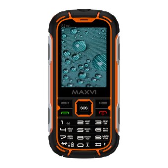  Мобильный телефон Maxvi R2 up orange 