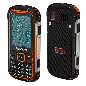  Мобильный телефон Maxvi R2 up orange 