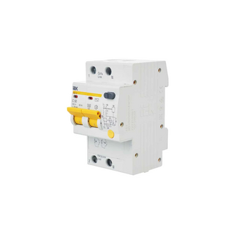  Дифавтомат IEK АД12 (MAD10-2-050-C-030) 50A тип C 4.5kA 30мА AC 2П 230В белый 