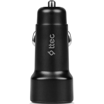  АЗУ TTEC 2CKS35S SmartCharger Duo 3.1A Car Charger USB-C+USB-A Black 