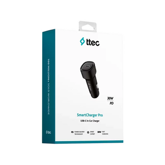  АЗУ TTEC 2CKP01S SmartCharger PD 30W Car Fast Charger Black 