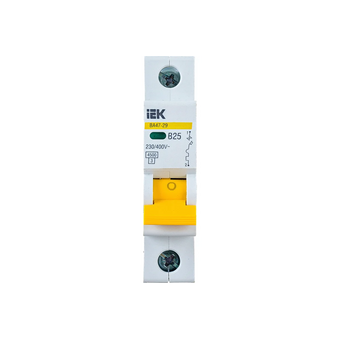  Выключатель автоматический IEK MVA20-1-025-B 25A тип B 4.5kA 1П 230/400В белый 