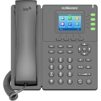  Телефон IP Flyingvoice P21 серый 