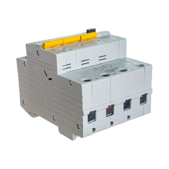  Дифавтомат IEK АВДТ 34 (MAD22-6-016-C-30) 16A тип C 6kA 30мА A 4П 400В белый 