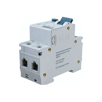  Дифавтомат IEK АВДТ 32 Generica (MAD25-5-010-C-30) 10A тип C 6kA 30мА AC 2П 230В серый 