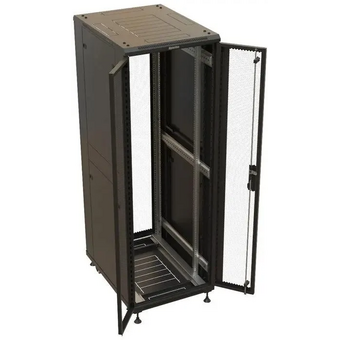  Шкаф серверный Hyperline TTBR-3268-DD-RAL9004 напольный 32U 600x800мм 