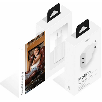  СЗУ uBear WC17WH45-2C Motion 45W белый 