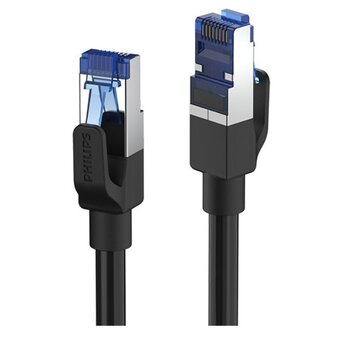  Патч-корд Philips SWN4208G/56 CAT.7 28AWG, OD:6.3mm, 8M Black 