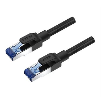  Патч-корд Philips SWN4301G/56 CAT.7 32AWG, OD:2.2*7.2mm, 1M Black 
