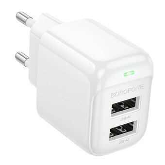  СЗУ BOROFONE BAS41A Potential dual-port iP белый 
