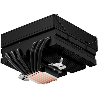  Кулер upHere H85K6 Black / 6HPx6mm, 180W TDP, top flow, 1x120mm fan, 600-1650RPM, 68 CFM, 25dBA 