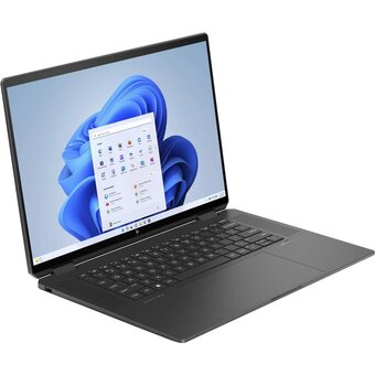  Ноутбук HP Spectre x360 16-aa0003ci A74LREA Core Ultra 7 155H 16Gb SSD512Gb Intel Arc 16" IPS Touch WQXGA (2560x1600) Wind 11 Home black WiFi BT Cam 