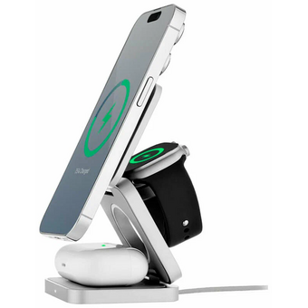  Беспроводное зарядное устройство uBear WL09SL31-ADM Balance MagSafe 25Вт серебристый 