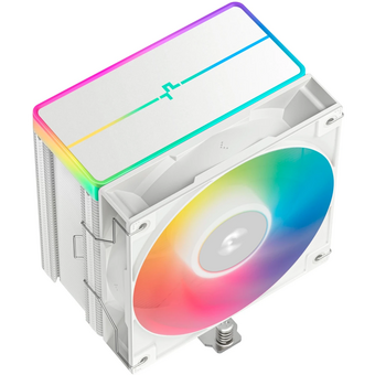  Кулер DEEPCOOL AG500 WH ARGB V2 LGA1700/1200/115X/AM5/AM4 (TDP 240W, PWM, ARGB Fan 120mm, 5 тепл. трубок, белый) Ret 