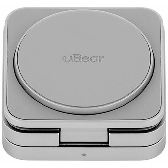  Беспроводное зарядное устройство uBear WL09SL31-ADM Balance MagSafe 25Вт серебристый 