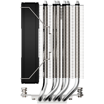  Кулер ID-COOLING SE-610-XT Basic LGA1851/1700/1200/115X/AM5/AM4 (TDP 250W, PWM, черный, 6 тепл.трубок + медная база, Fan 120mm) Ret 