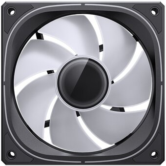  Вентилятор JONSBO FR-505B 120х120х25мм (PWM, ARGB LED, 800-1500об/мин, черный) Retail 