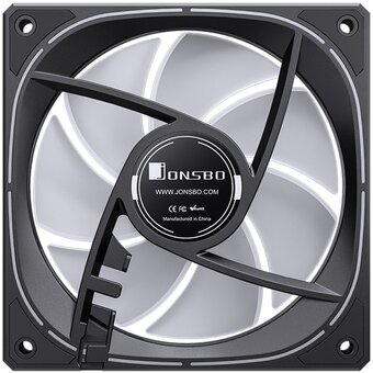  Вентилятор JONSBO FR-505B 120х120х25мм (PWM, ARGB LED, 800-1500об/мин, черный) Retail 
