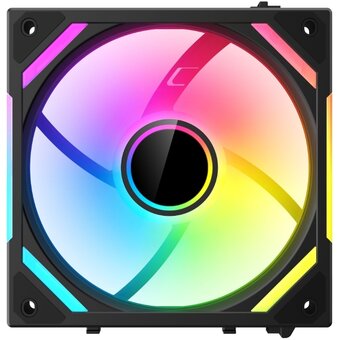  Вентилятор XASTRA FS120B ARGB reverse single pack 120x120x25мм (PWM, ARGB, Infinity lighting effect., Daisy-chain , 800-2000 rpm, black) 