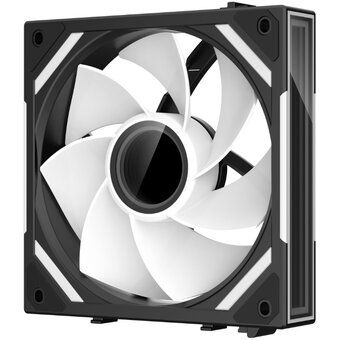  Вентилятор XASTRA FS120B ARGB reverse single pack 120x120x25мм (PWM, ARGB, Infinity lighting effect., Daisy-chain , 800-2000 rpm, black) 