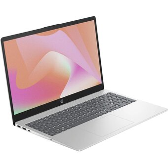  Ноутбук HP 15-fd1015ci (A16KDEA) Core 3 100U 16Gb SSD512Gb Intel Graphics 15.6" IPS FHD (1920x1080) FreeDOS silver WiFi BT Cam 