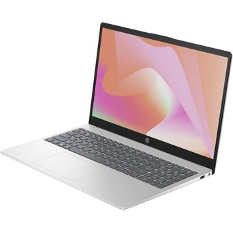  Ноутбук HP 15-fd1015ci (A16KDEA) Core 3 100U 16Gb SSD512Gb Intel Graphics 15.6" IPS FHD (1920x1080) FreeDOS silver WiFi BT Cam 