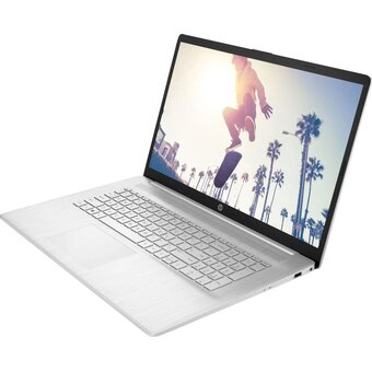  Ноутбук HP 17-cn3052ci (B09K3EA) Core i5 1334U 16Gb SSD512Gb Intel UHD Graphics 17.3" IPS FHD (1920x1080) FreeDOS silver WiFi BT Cam 