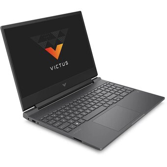  Ноутбук HP Victus 15-fa1087ci (B09J8EA) Core i7 13620H 16Gb SSD1Tb NVIDIA GeForce RTX4050 6Gb 15.6" IPS FHD (1920x1080) FreeDOS silver WiFi BT Cam 