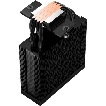  Кулер PcCooler RT400 Digital BK (230W, 4-pin PWM, LED temp., 152mm, Al/Cu, 4x6mm, 1x120mm, 73.32CFM, 34.9dBA, 2200RPM) 